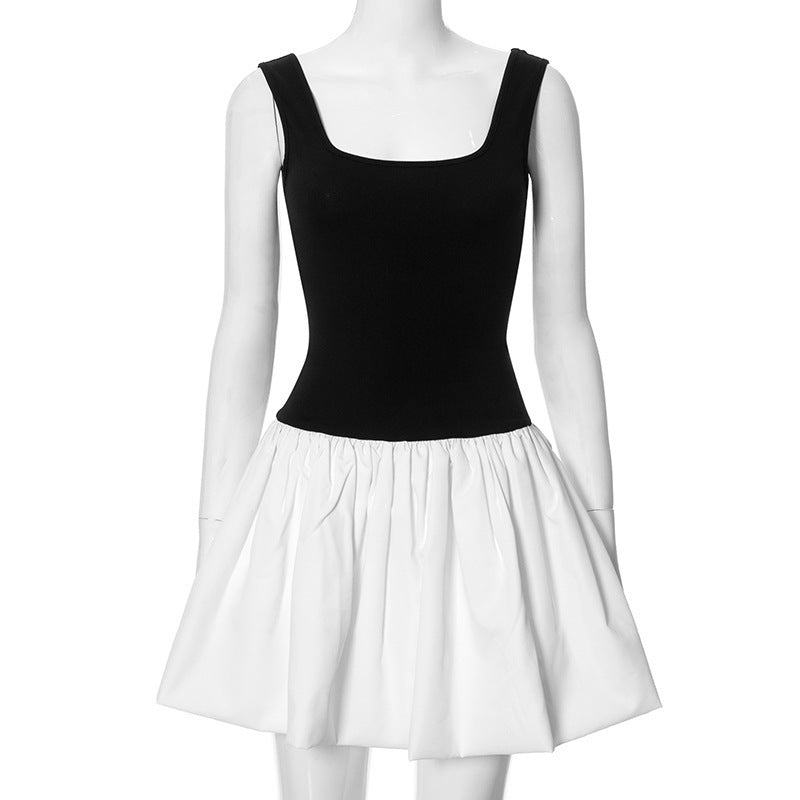 Women's All-match Solid Color Stitching Fashion Vest