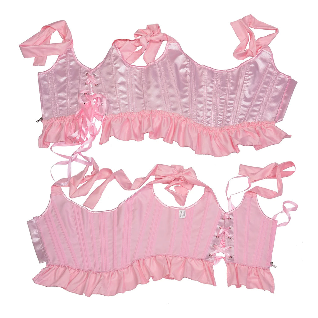 Fishbone Hot Girl Ruffled Hem Camisole Bra