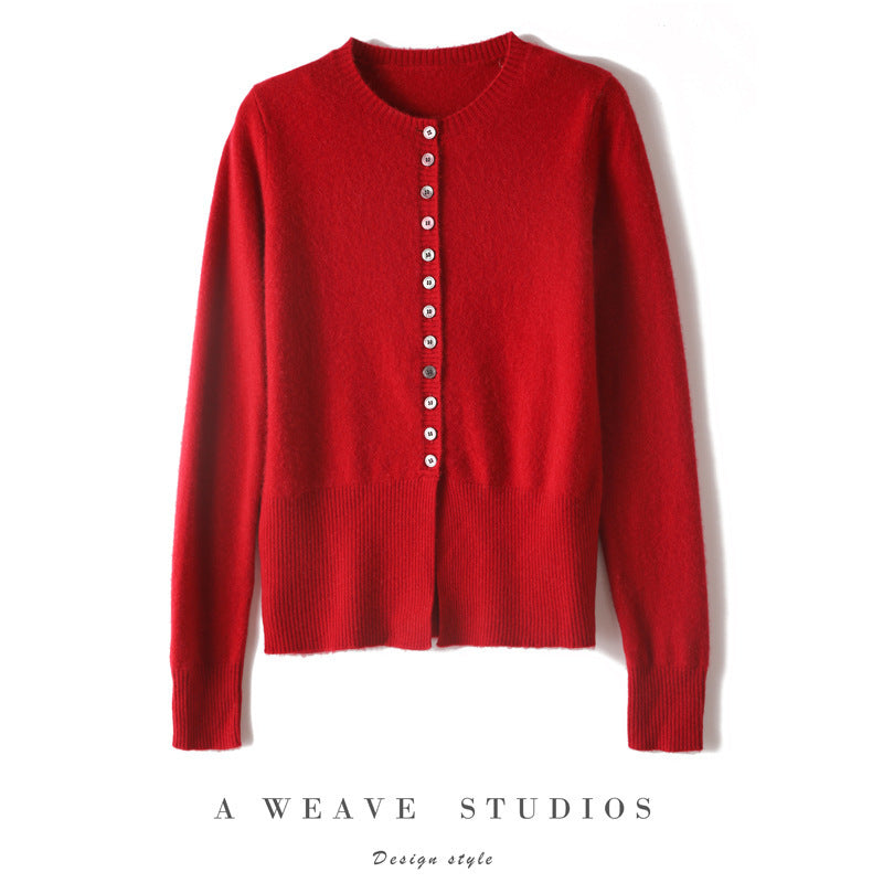 Slim Fit Slimming Cashmere Sweater Cardigan