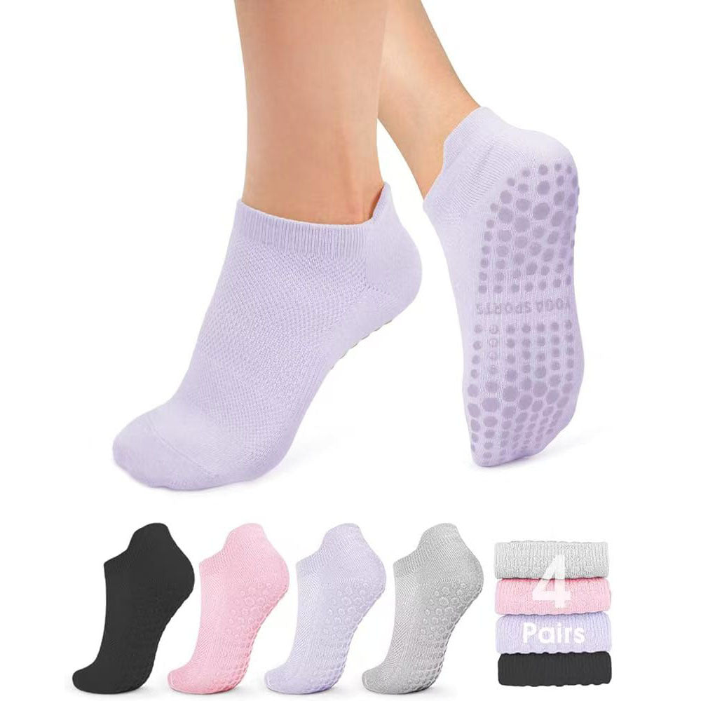 Women's Boneless Mesh Athletic Socks Non-slip Silicone