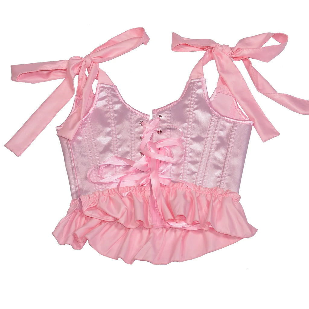 Fishbone Hot Girl Ruffled Hem Camisole Bra