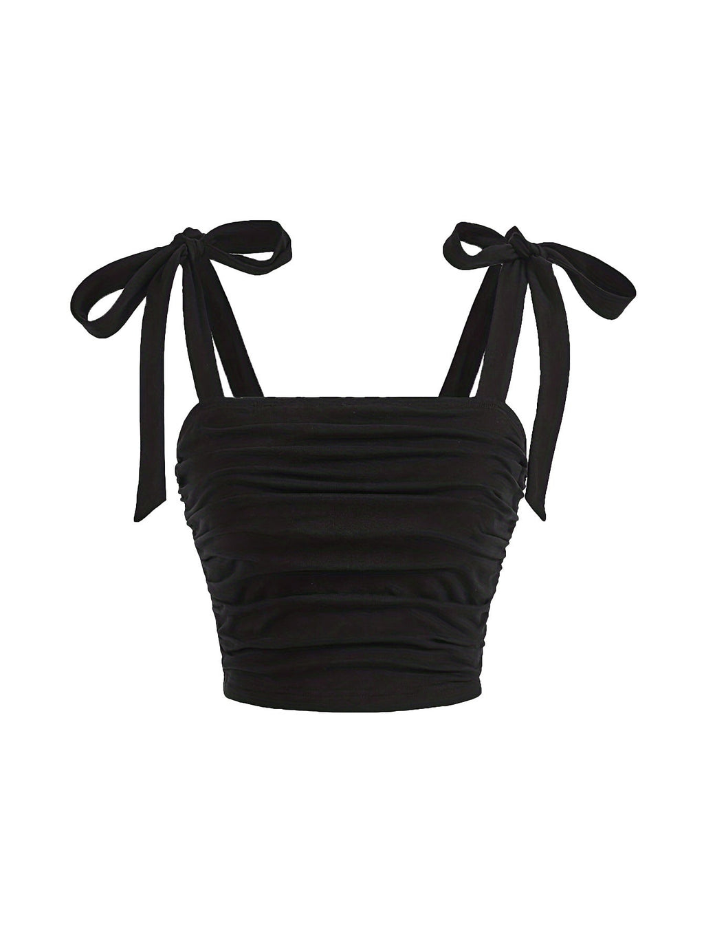 Hot Girl Bow Lace-up Sleeveless Sling