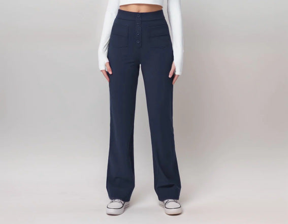 Women's Fashion Individual Casual Straight-leg Pants