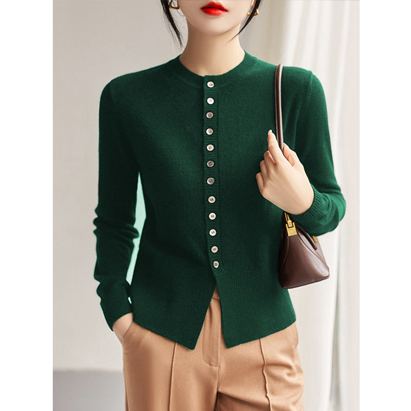 Slim Fit Slimming Cashmere Sweater Cardigan