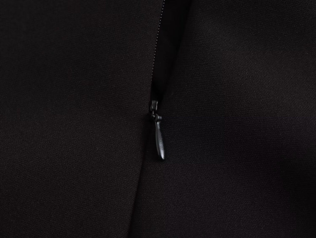 Swinging Collar Casual Midi Dress For Women Backless Lace Dress