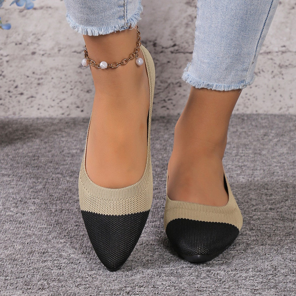 Pointed Toe Comfortable Casual Shallow Mouth Outdoor Shoes