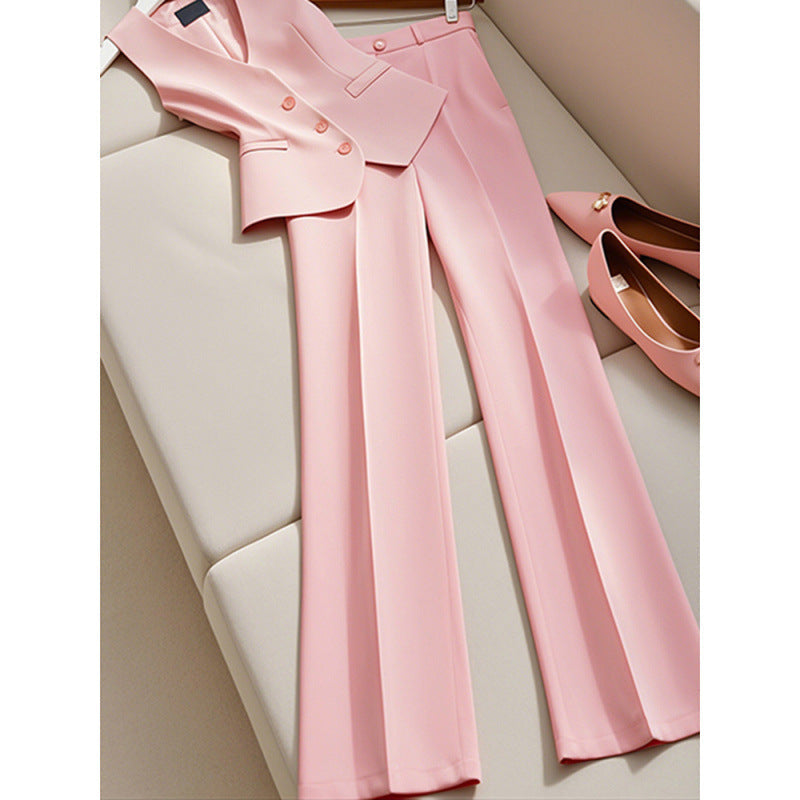 Elegant High-grade Suit Vest Pants Two Pieces Fashion Suit Women's Summer
