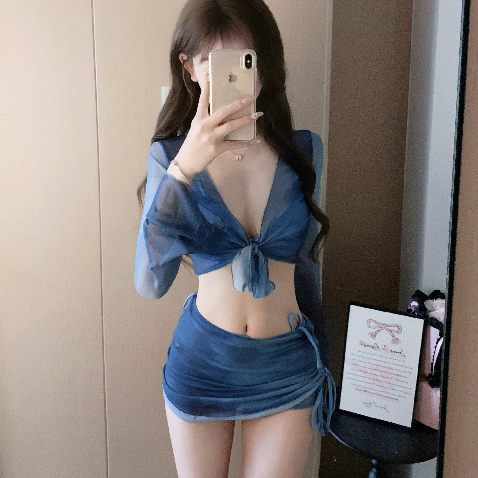 Swimsuit Female Bikini Four-piece Suit