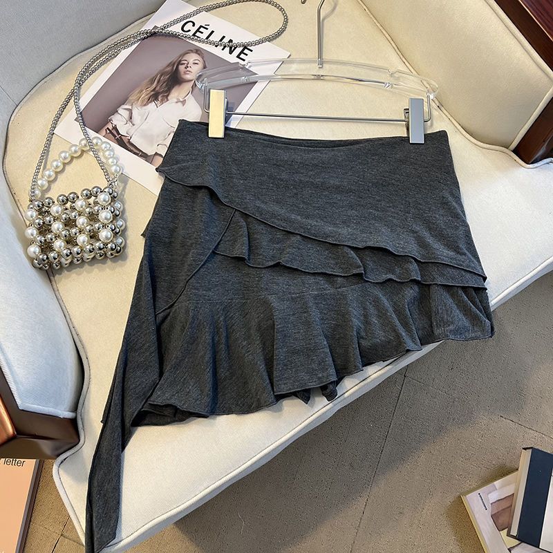 Women's Versatile Design Irregular Ribbon Skirt