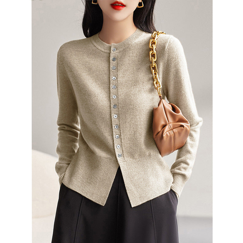 Slim Fit Slimming Cashmere Sweater Cardigan