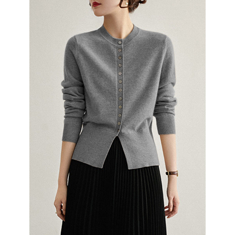 Slim Fit Slimming Cashmere Sweater Cardigan