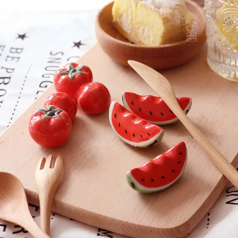 Ceramic Cute Chopstick Holders Creative Home Fruit Spoon Fork Holder Kitchen Tableware