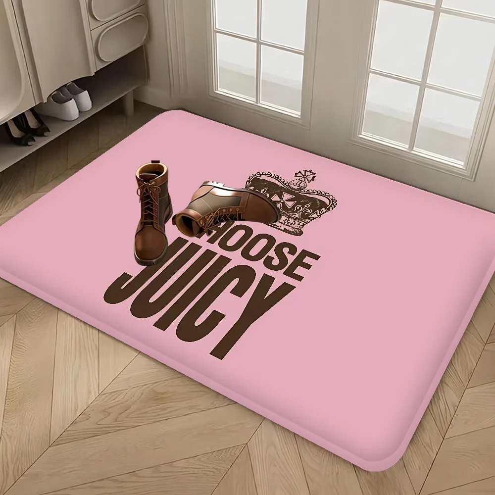 Fashion Juicy Cool Couture Floor Mat Style Soft Bedroom Floor House Laundry Room Mat Anti-skid Bedside Area Rugs