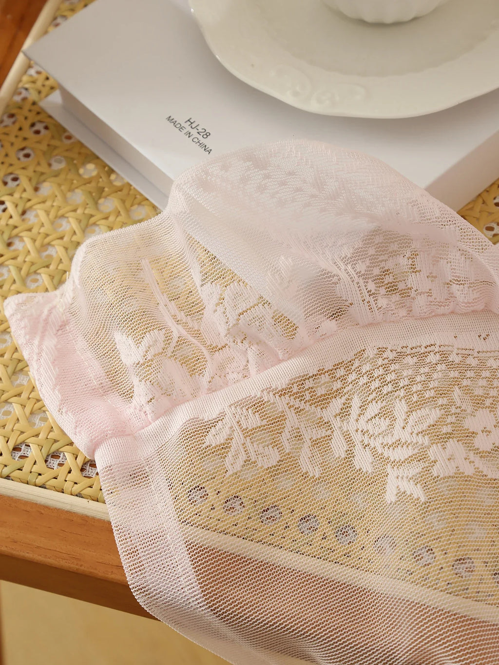 Pink Lace Round Mirror Rod Pocket Curtains for Girls Cute Atmosphere Bedroom Balcony Home Decor Curtains