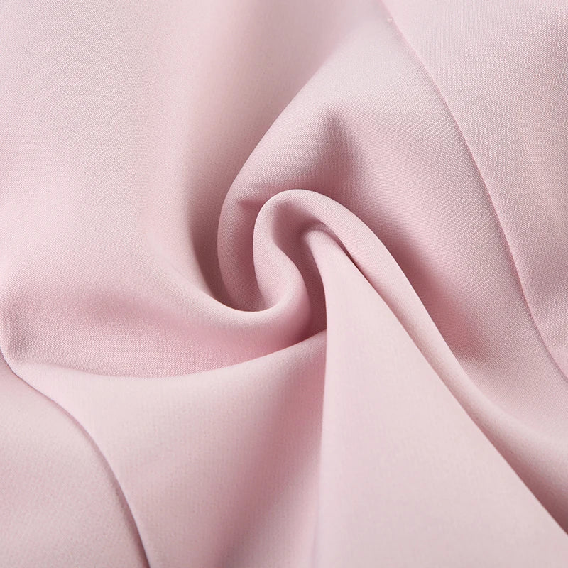 Dress Pink Coquette Aesthetic Puffy Bow Halter-neck A-line Mini Dress