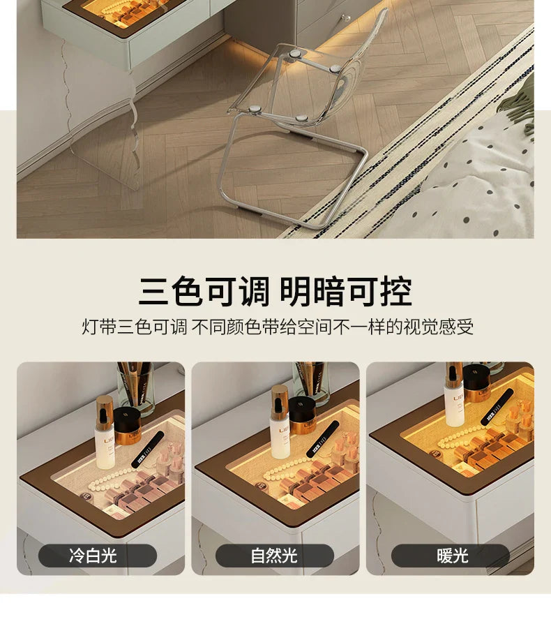 Luxury Drawers Vanity Tables Storage Nordic Cabinet Dressers Makeup Desk Drawers