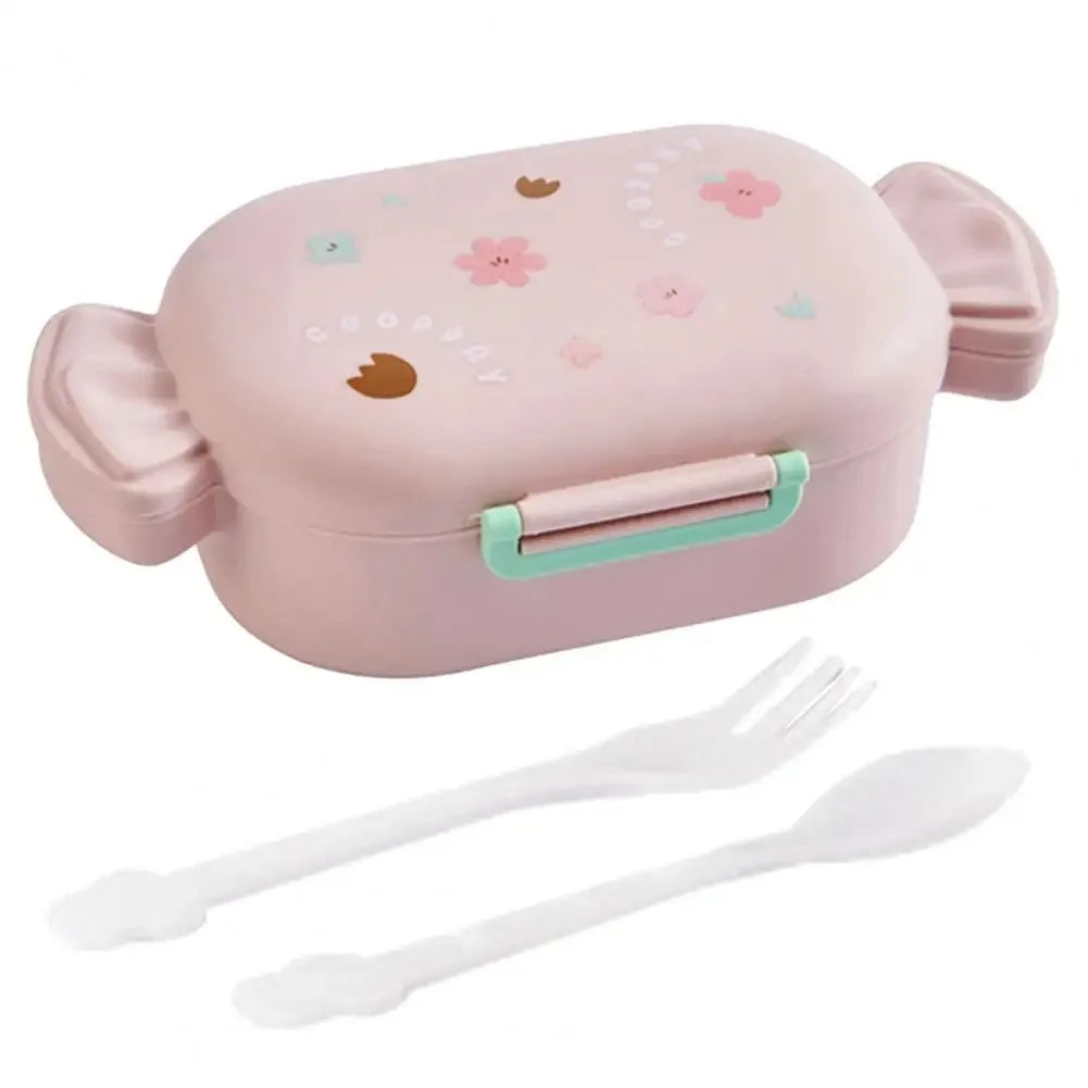 Bento Lunch Box for Kids Kawaii Cartoon Students Sandwich Snack Food Box Fruit Container Portable Picnic Fresh Box