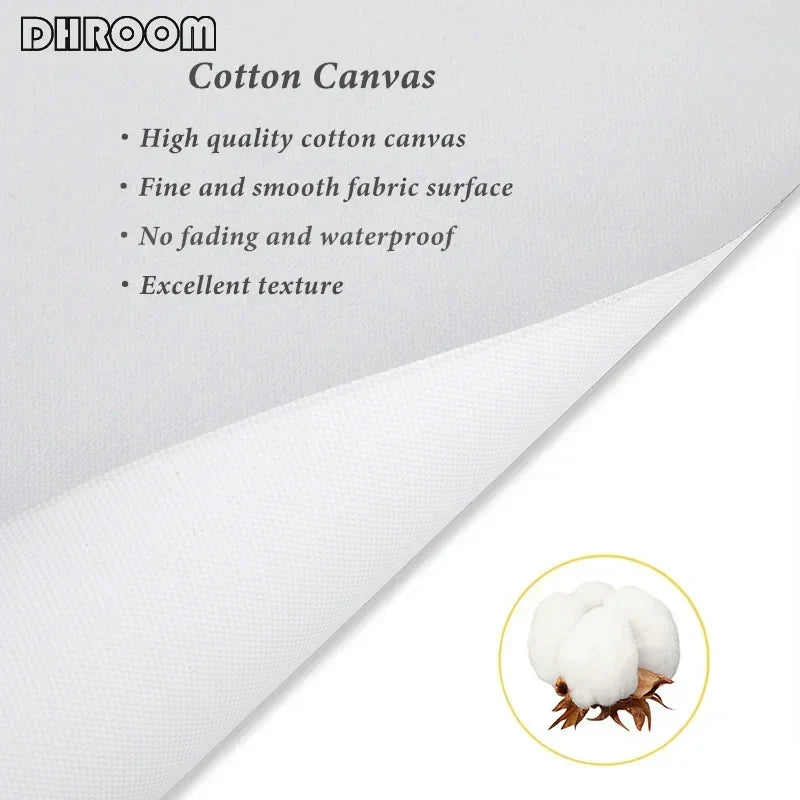 Pink Strawberry Lemon Card Cocktails Drink Posters Retro Canvas Painting