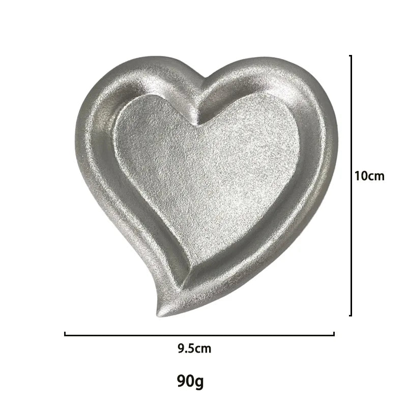 Creative Resin Trays Home Decor Jewelry Dish Heart Cloud Shape Storage Plate Organizer