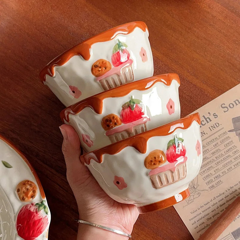 Cute Strawberry Bowl