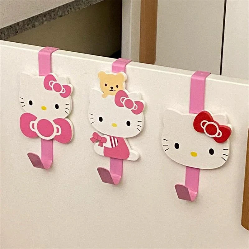 Hello Kitty Kawaii Storage Hook Organizer Rack