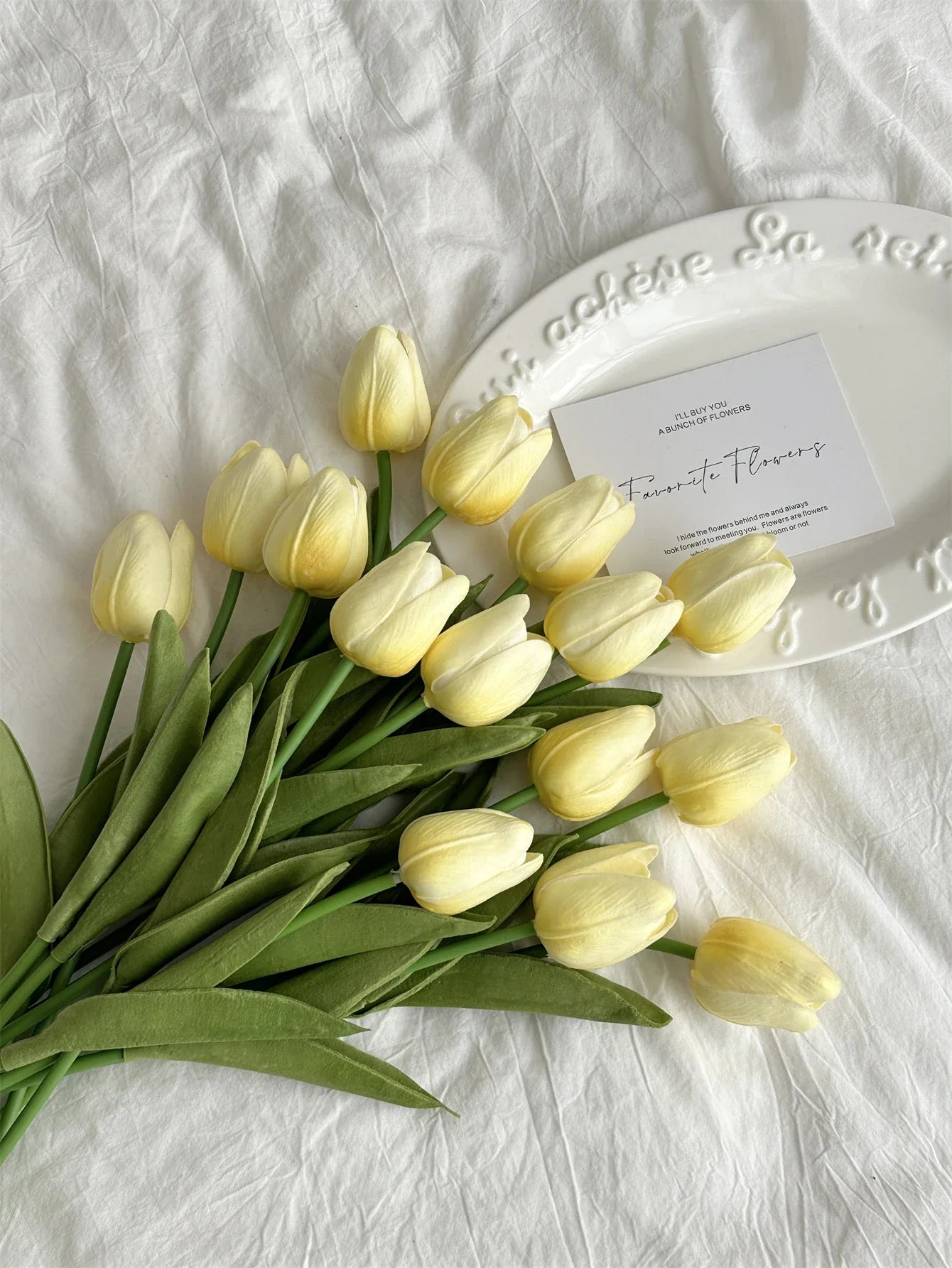 Tulip Imitation Flower Home Decoration