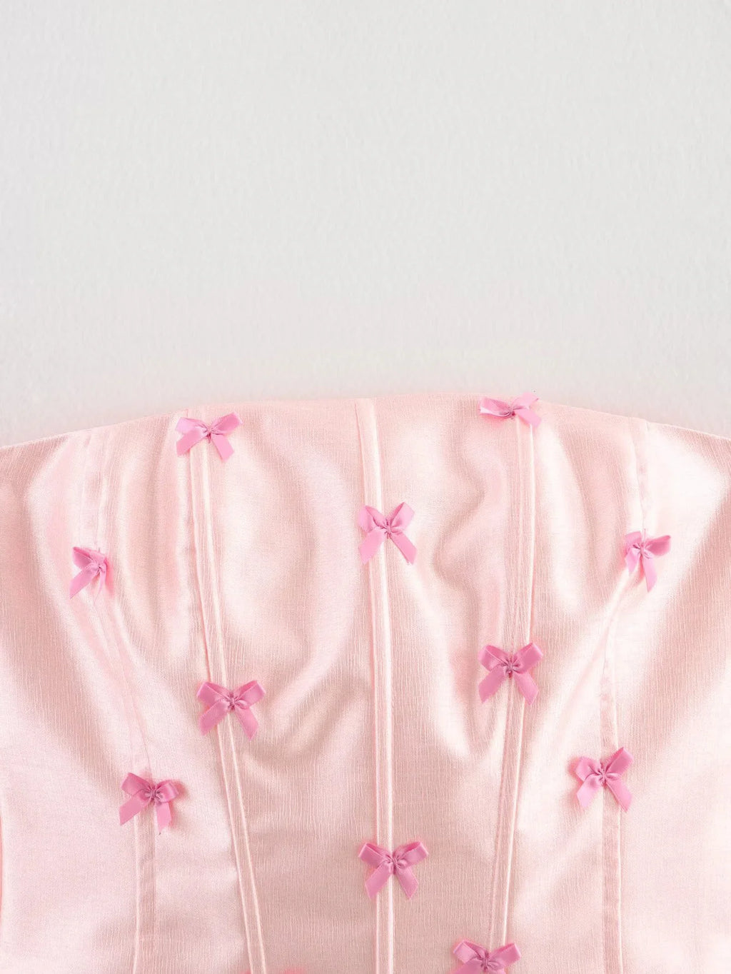 Ladies Bow Sleeveless Strapless Vest Top Women's Summer Sexy Pure Desire Set Hip Hugging Skirt Two-piece Set