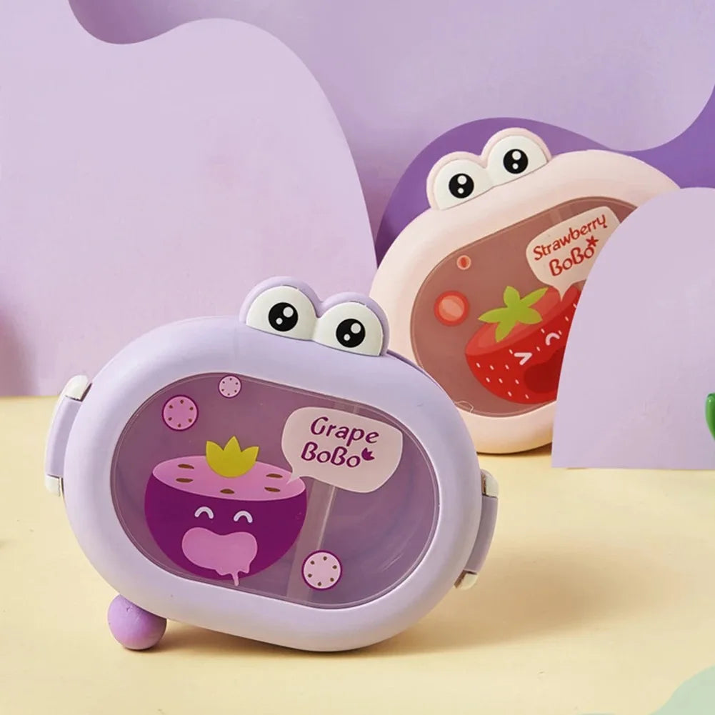 Bento Lunch Box for Kids Kawaii Cartoon Students Sandwich Snack Food Box Fruit Container Portable Picnic Fresh Box