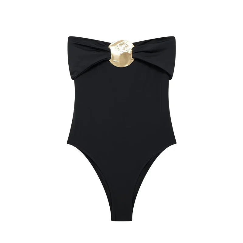 Extreme Women Off Shoulder Sexy Body Black Body One Pieces