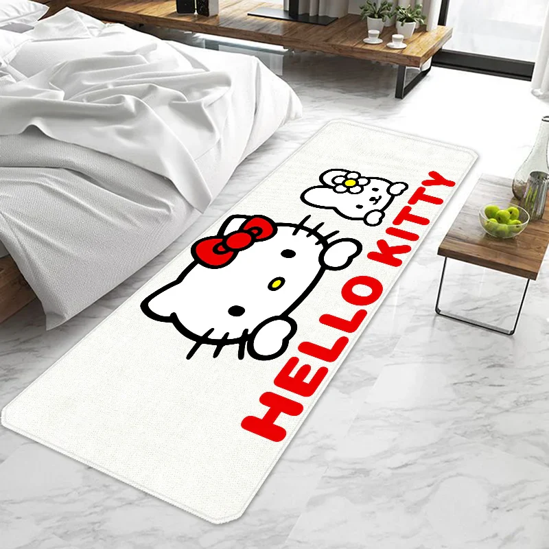 Cute Hello Kittys Door Mat Entrance Doormat Non-slip Washable Kitchen Carpet Living Room Hallway Rugs Door Mats Bathroom Bath
