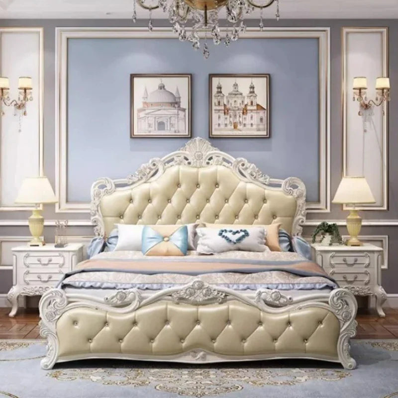 Luxury Frame Double Bed Furniture Sets