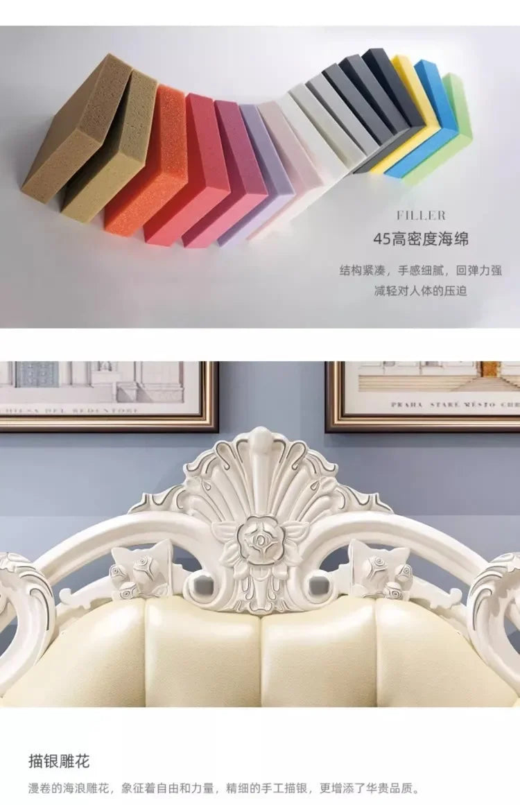 Luxury Frame Double Bed Furniture Sets