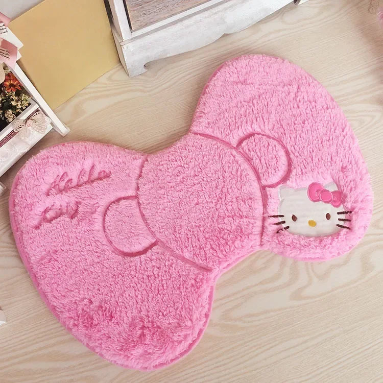 Sanrio Hello Kitty Rug Kawaii Anime Bedroom Bathromm Carpet Children Girls Bedroom Living Room Floor Mat Doormat Decoration