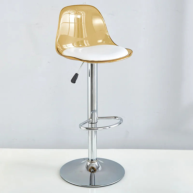 Home Dining Chair Front Desk Footstool Adjustable Lift Backrest Chair with High Stool