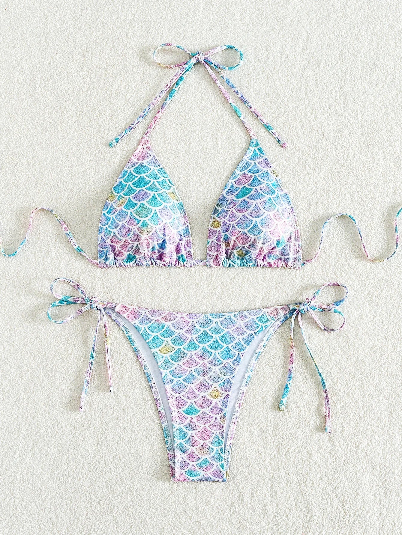 New Sexy Bikini Print Swimsuit Adjustable Bathing Suit