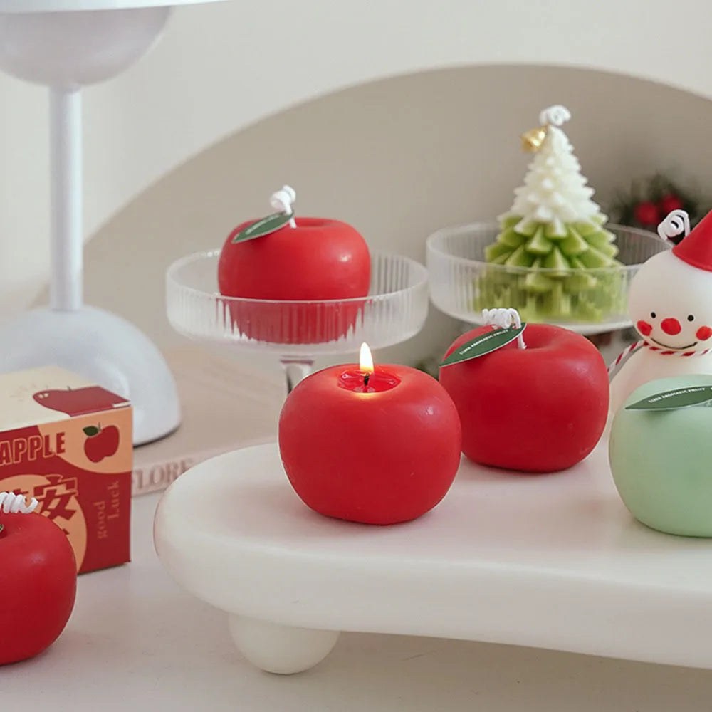 Simulation Design Apple Scented Candles