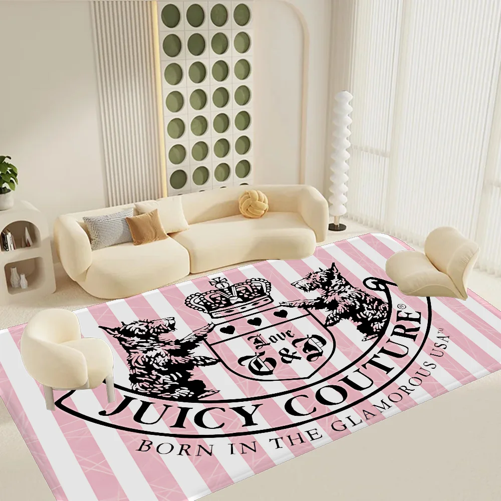 Fashion Juicy Cool Couture Floor Mat Style Soft Bedroom Floor House Laundry Room Mat Anti-skid Bedside Area Rugs