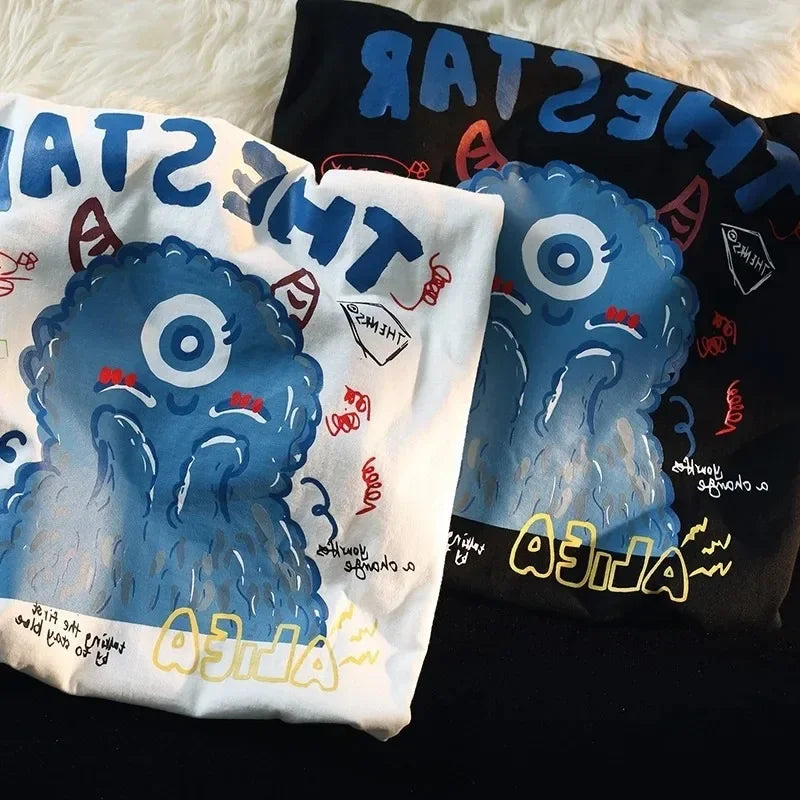 Plus size Top Summer New Short sleeve Women Loose Korean Fashion Oversize Internet Celebri T-shirt Women Ins Super Hot