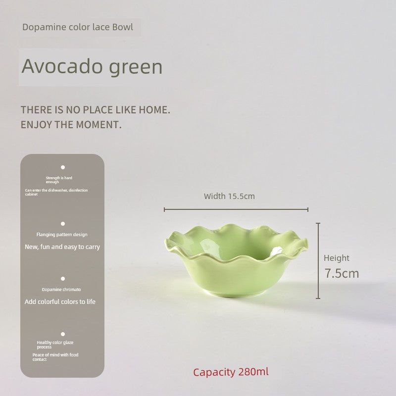 Gentle Lighting Dining Cream Style Ceramic Small Plate