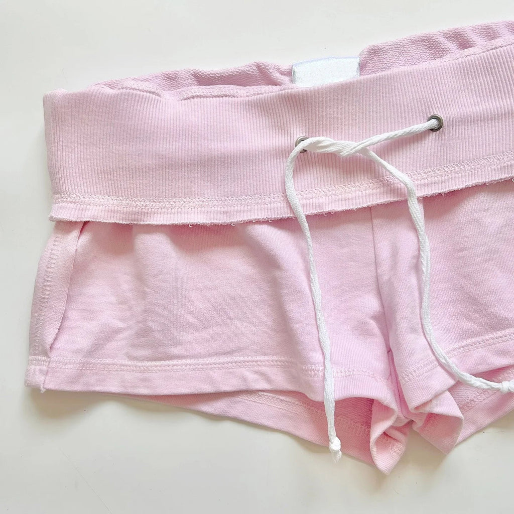 Pink Female Y2K Shorts Retro Kawaii Shorts