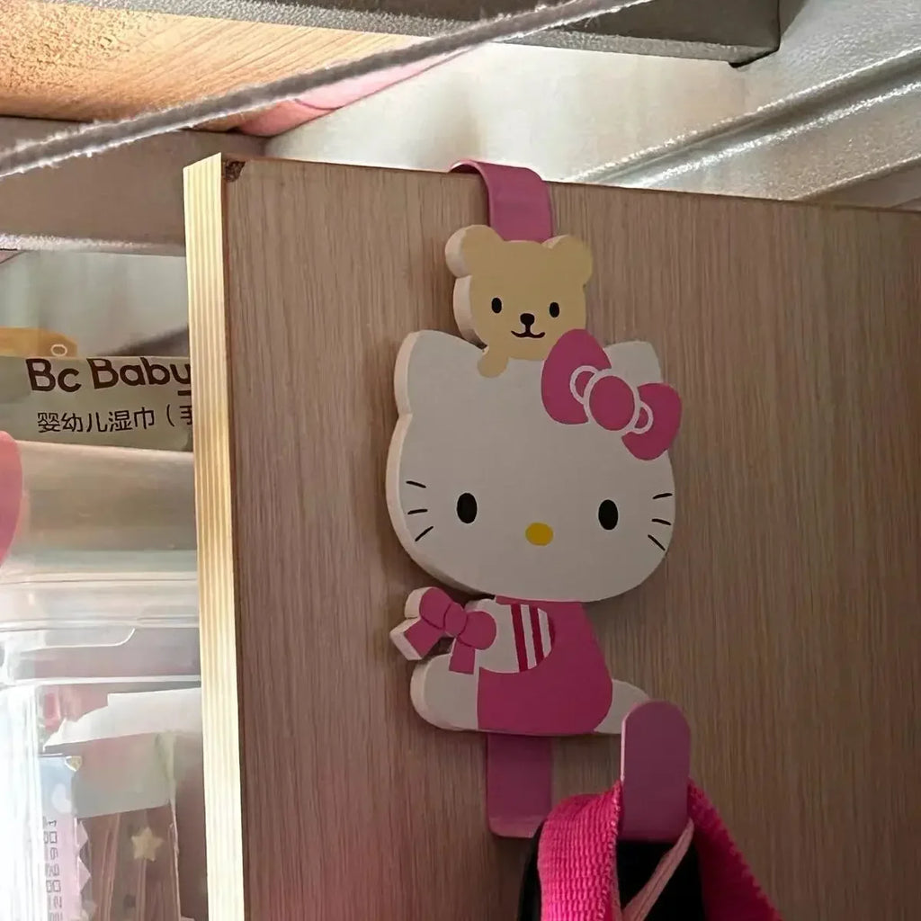 Hello Kitty Kawaii Storage Hook Organizer Rack