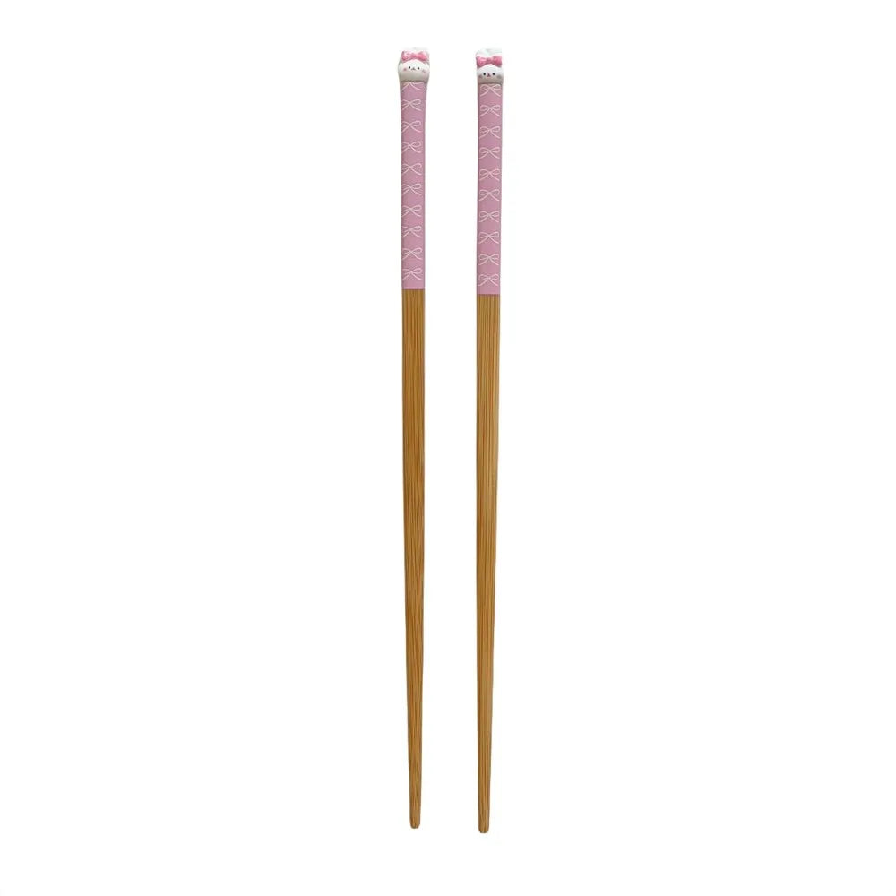Kawaii Cute Bunny Wooden Style Chopsticks