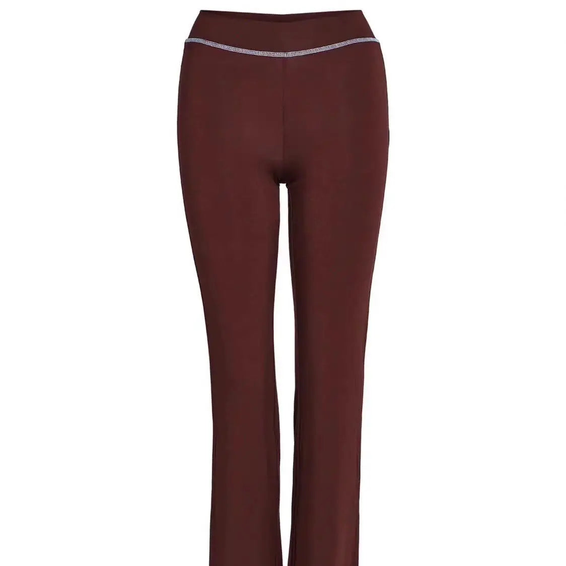 So Y2K Blue Cotton Zipper Hooded Long Sleeved High Stretch Top Low Waist Micro Flared Pants For Women