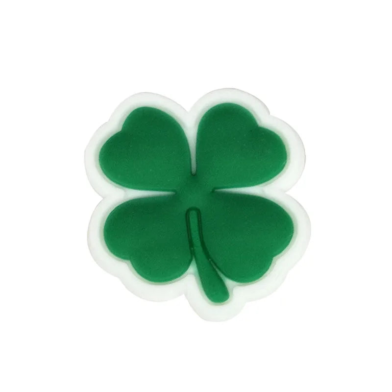 Plants Clog Charms Sunflower Mushroom Shoe Decoration Accessories Rosa Flower Shoe Charms Bamboo clips Jeans shoe buckle 1PCS