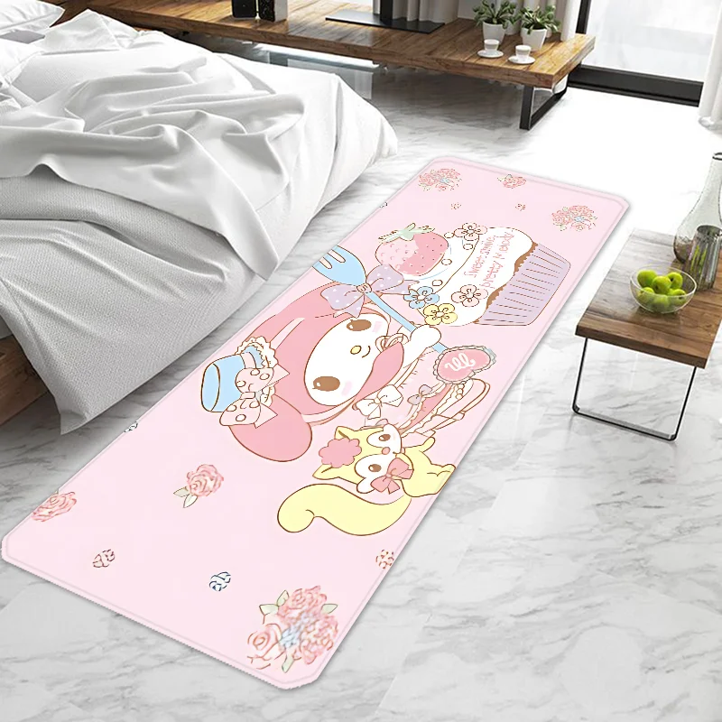 Kawaii My Melody Door Mat Entrance Doormat Non-slip Washable Kitchen Carpet Living Room Hallway Rugs Door Mats Bathroom Bath