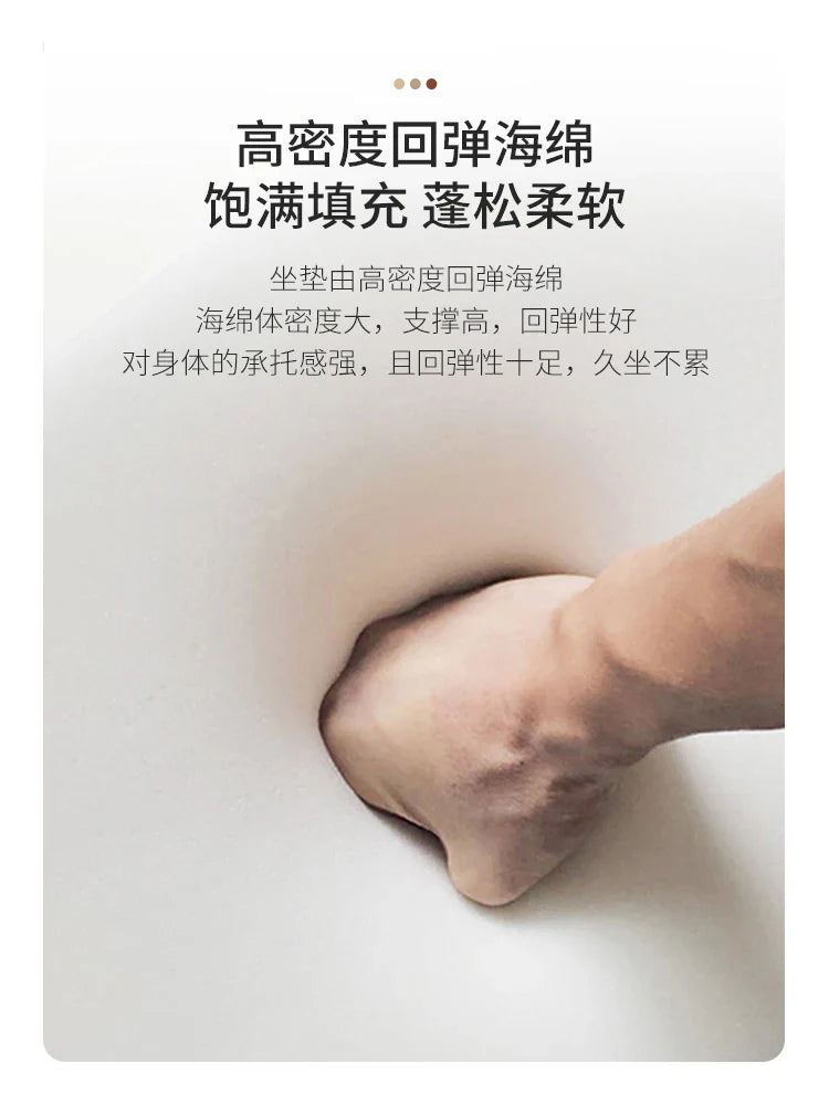 Luxury Sofa Footstool Fabric Storage Round Sofa Stool