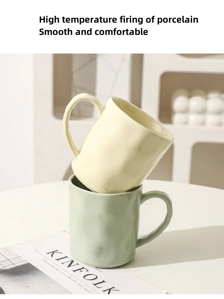 Simple Color Ceramic Mugs