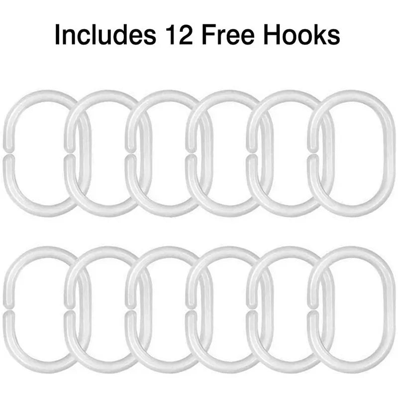 Girlboss Get Naked Pink Shower Curtain Set with Grommets and Hooks for Bathroom Decor