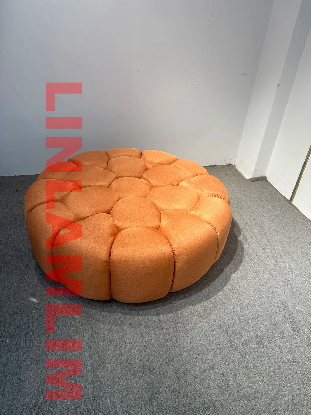 Contemporary Cloud-Shaped Sofa Modular Cloth Couch Fabric Curved Designer Sofa Set