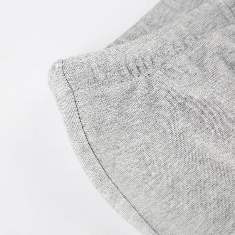 Fashion Drawstring High Waist Trousers Set Lace Up Flared Sleeve V Neck Twist Tops Plush Loose Pants Suit